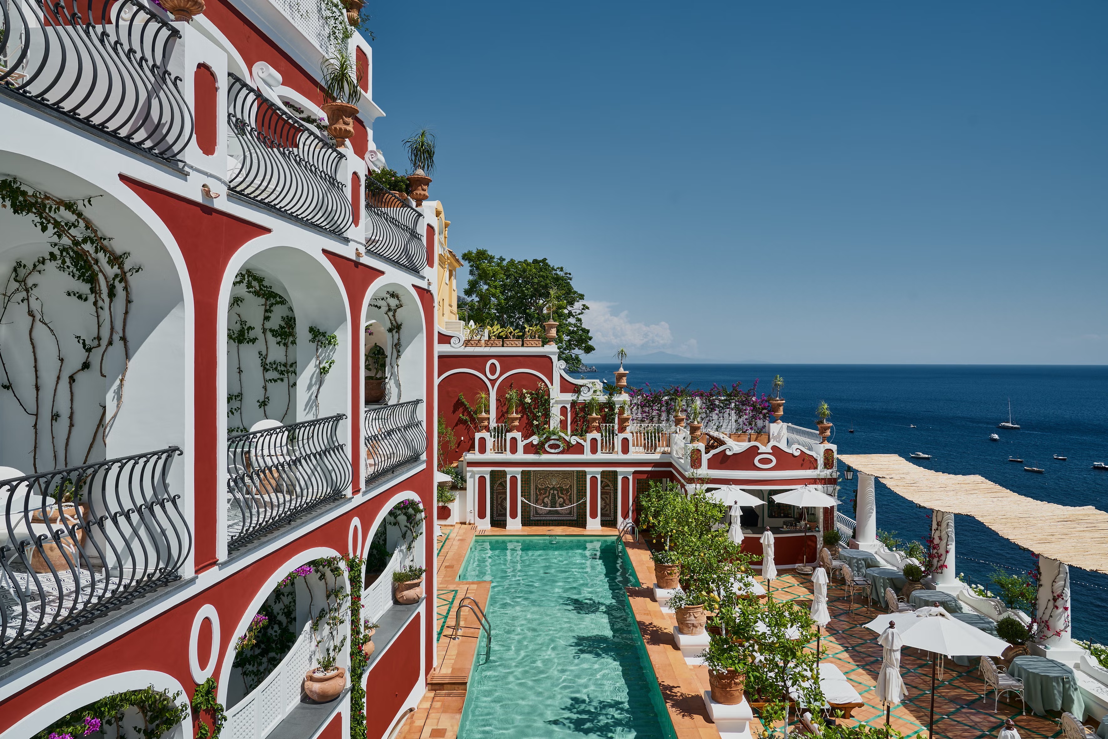 فندق لو سيرينوس Le Sirenuse Hotel، بوسيتانو، إيطاليا