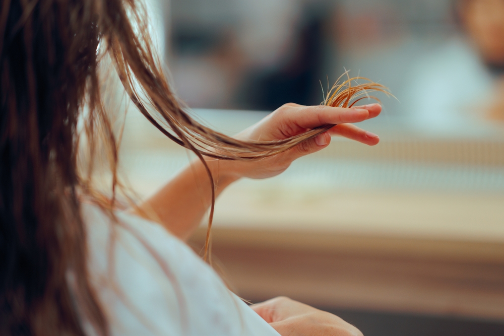 قص الشعر يمنع امتداد التقصف داخل الشعرة