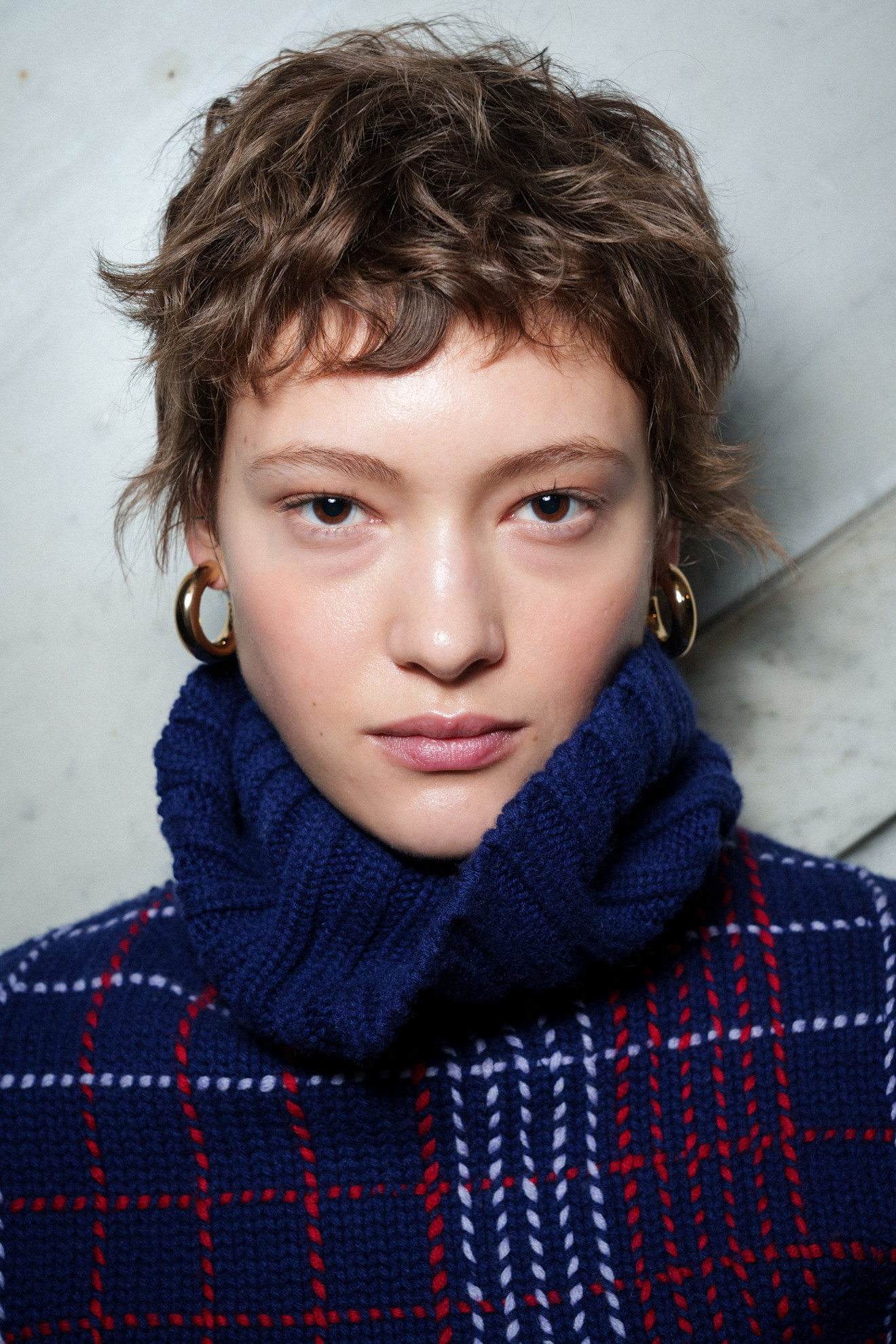 قصات الشعر القصير بأسلوب ذكوري ومبعثر  من دار Prabal Gurung