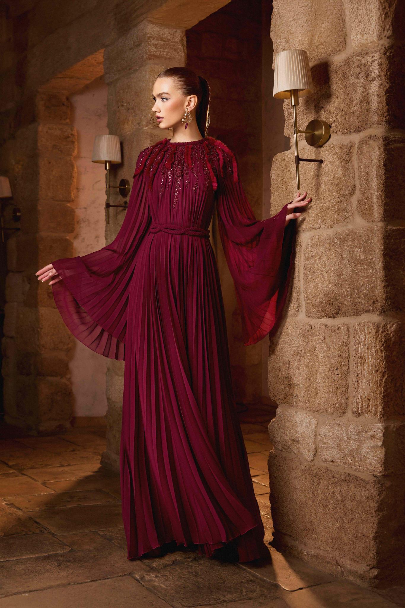 قفطان لطوني ورد