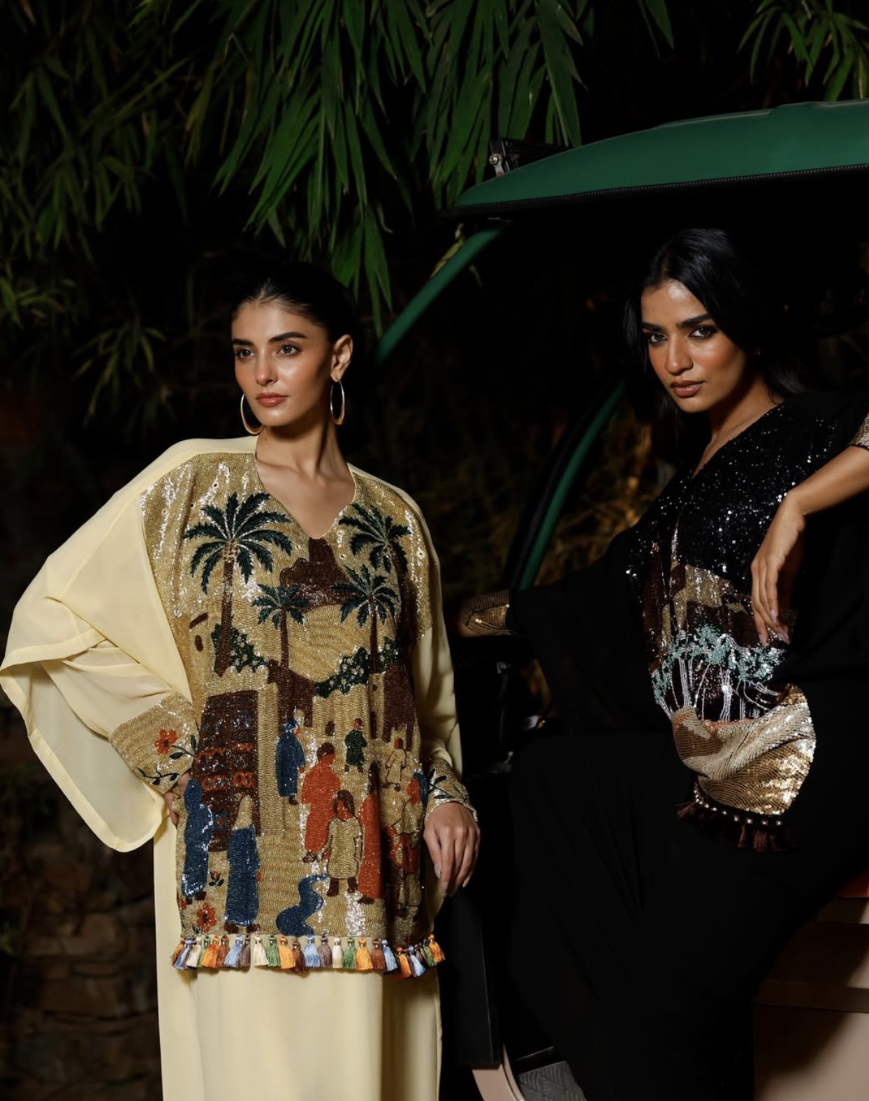 قفطان مطرز من تصميم Lunia