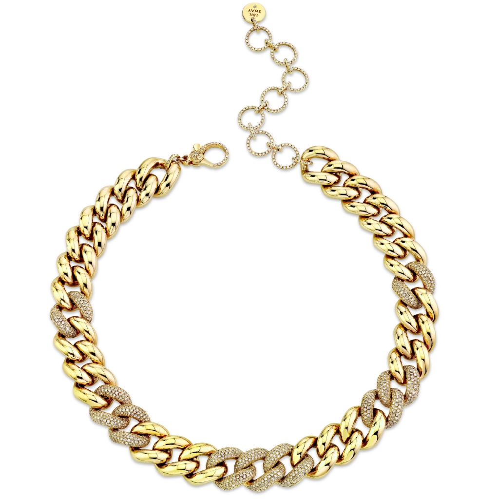 قلادة ALTERNATING PAVE JUMBO LINK من SHAY