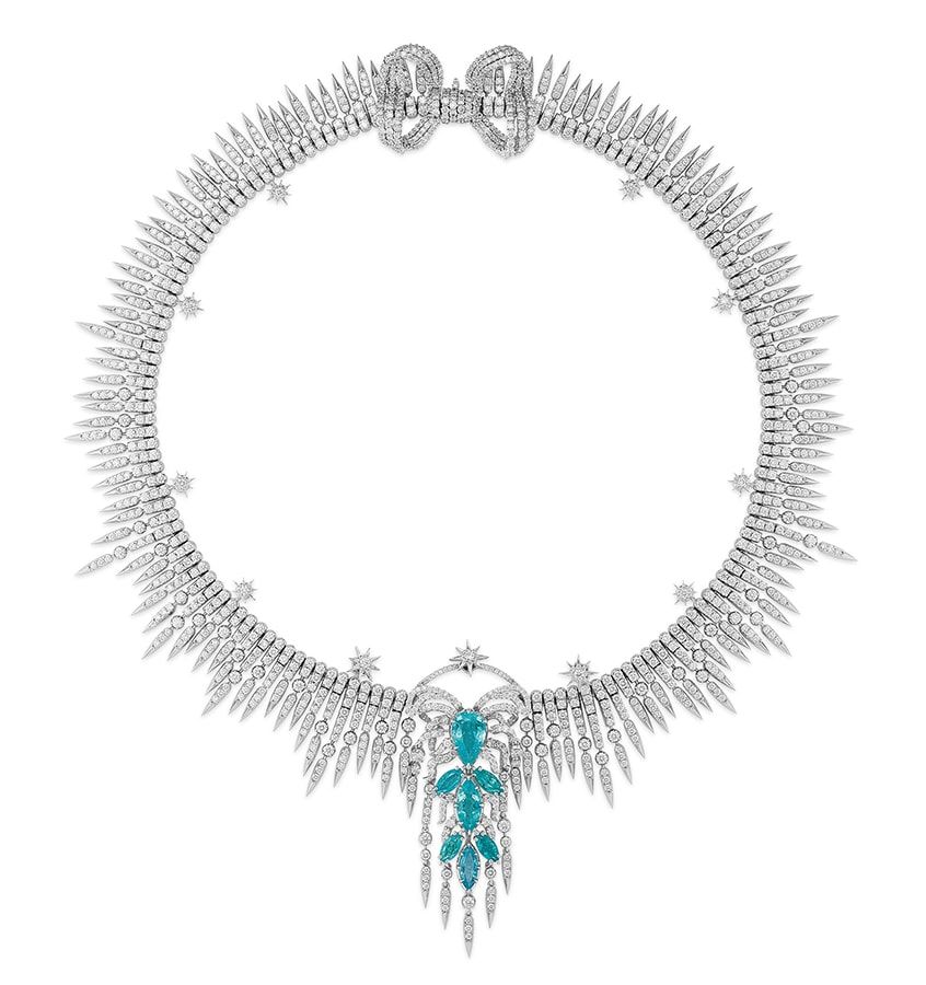 قلادة التورمالين بارايبا Paraiba tourmaline necklace من غوتشي Gucci