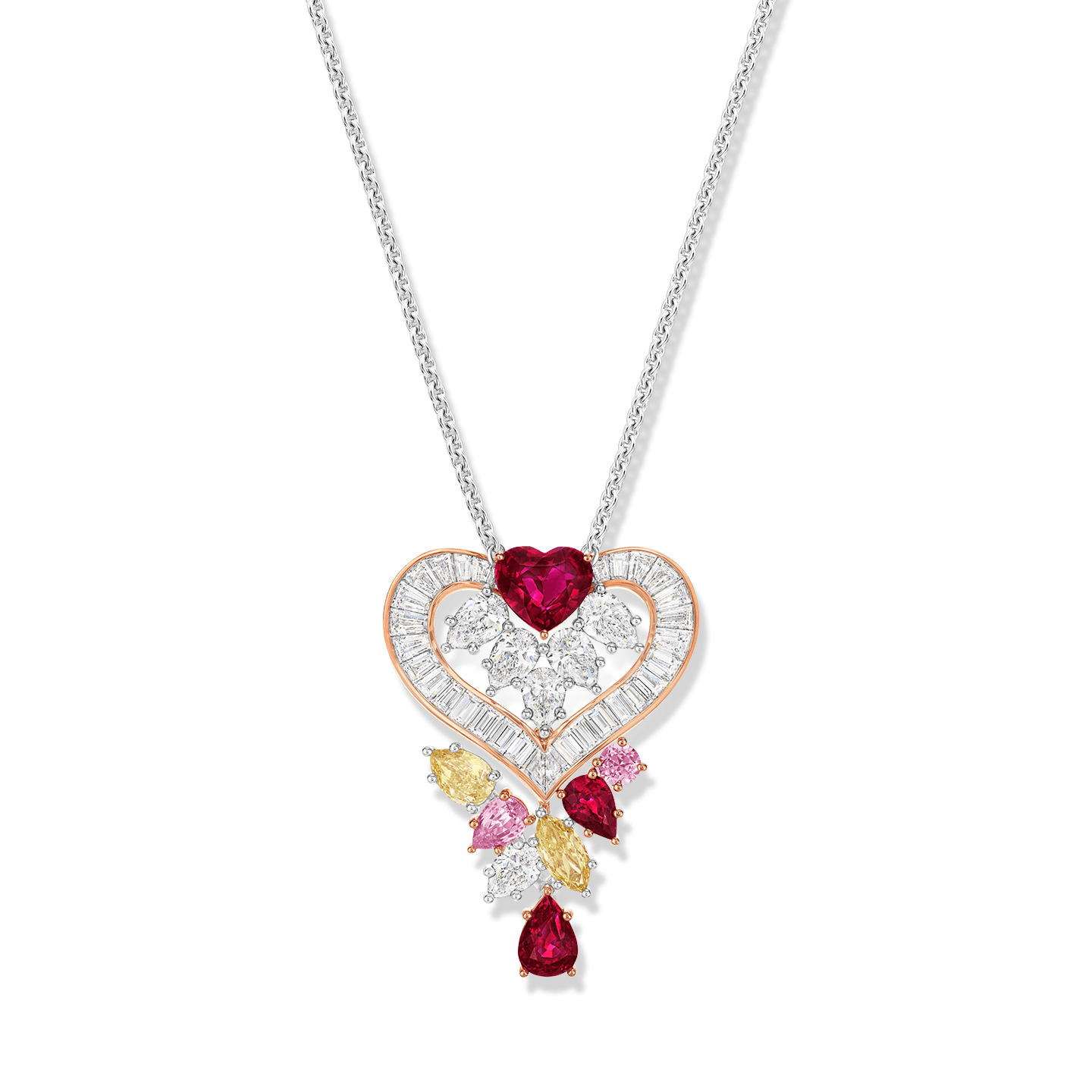 قلادة الوعد Promise pendant من هاري وينستون Harry Winston