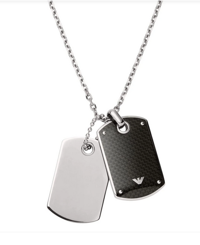 قلادة رجالية Basic على شكل مفتاح من Emporio Armani