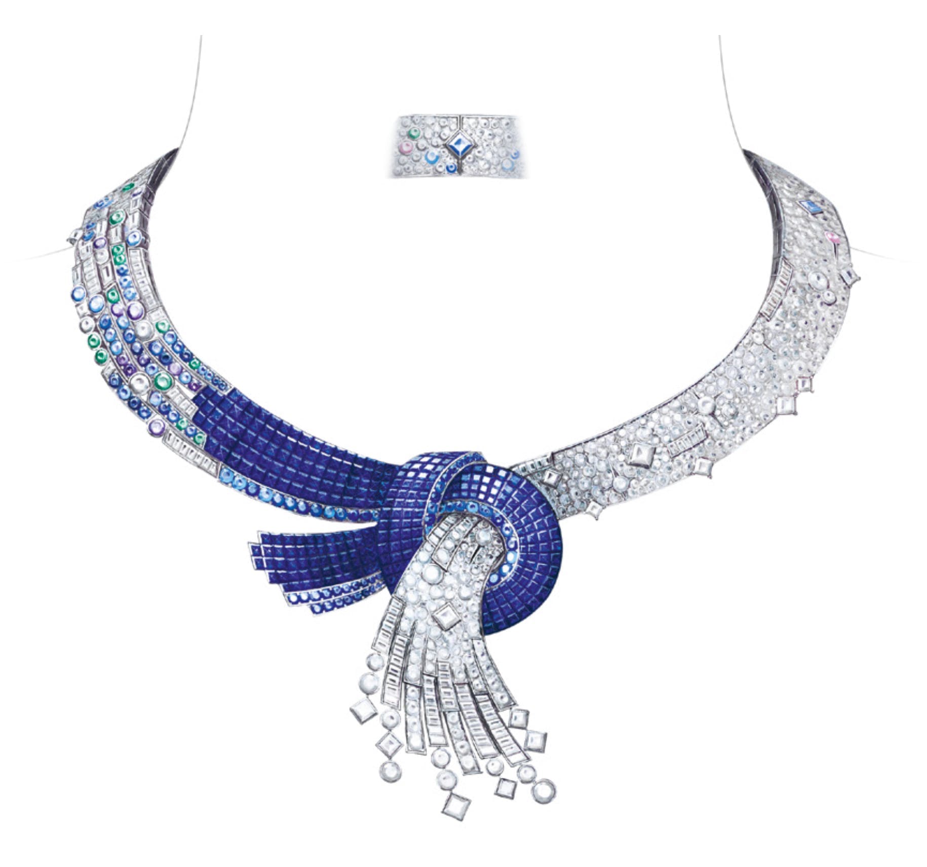 قلادة Boucle Cosmique
