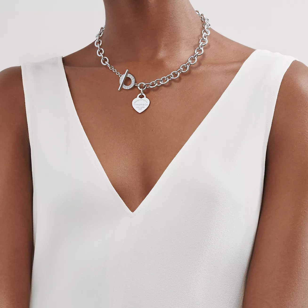قلادة Heart Tag Toggle من Tiffany