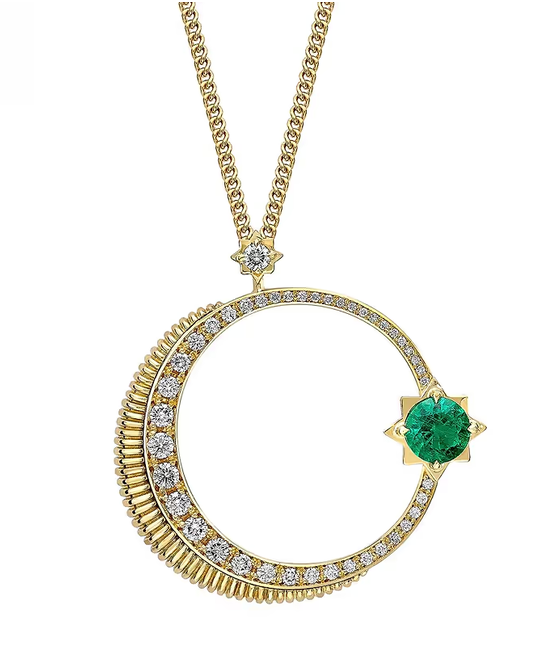 قلادة Hilal Emerald Necklace من Fabergé