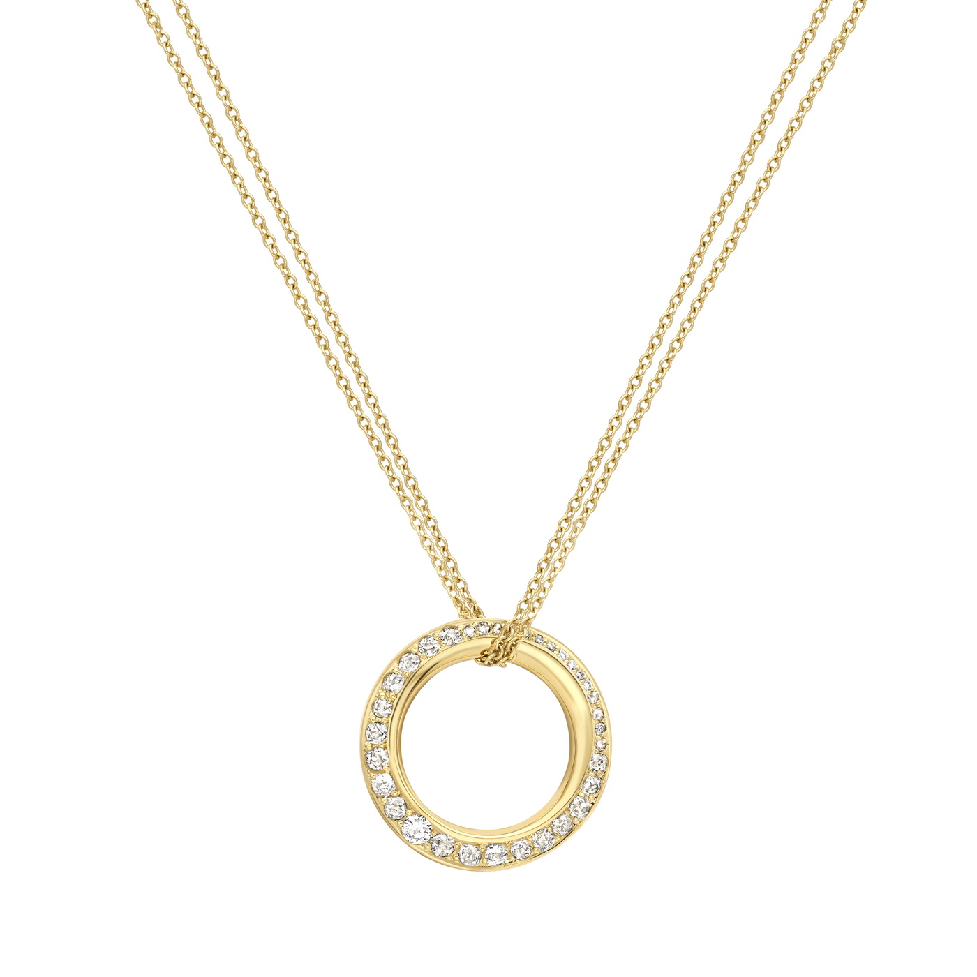 قلادة LYLIE Jewellery من الذهب الأصفر عيار 14 قيراطًا