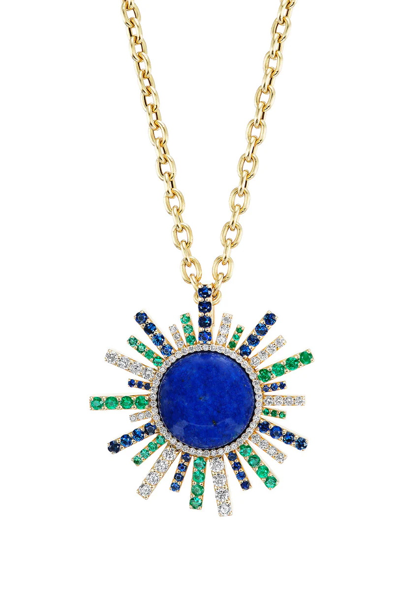 قلادة Lapis Sun Ray Pendant من GRACE WINFREY