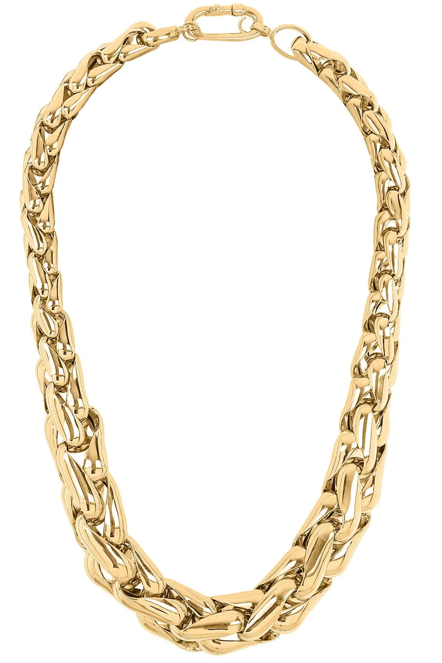 قلادة Large Yellow Gold من LAUREN RUBINSKI