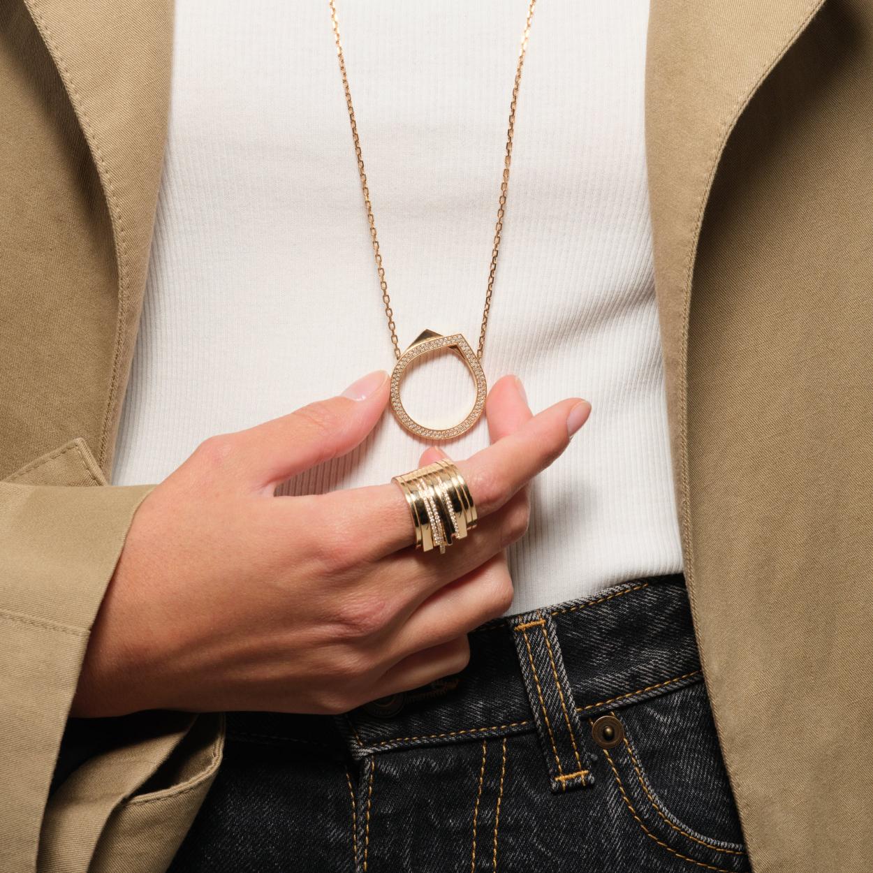 قلادة Long Antifer Pendant من Repossi