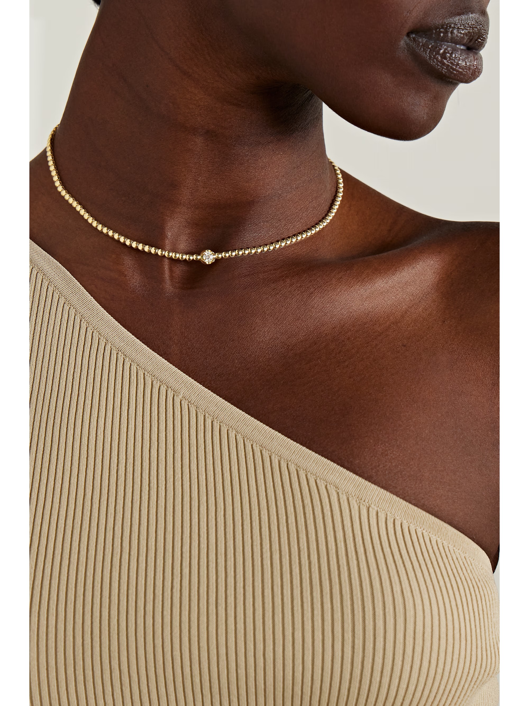 قلادة Mini Bezel Diamond من  Jennifer Meyer