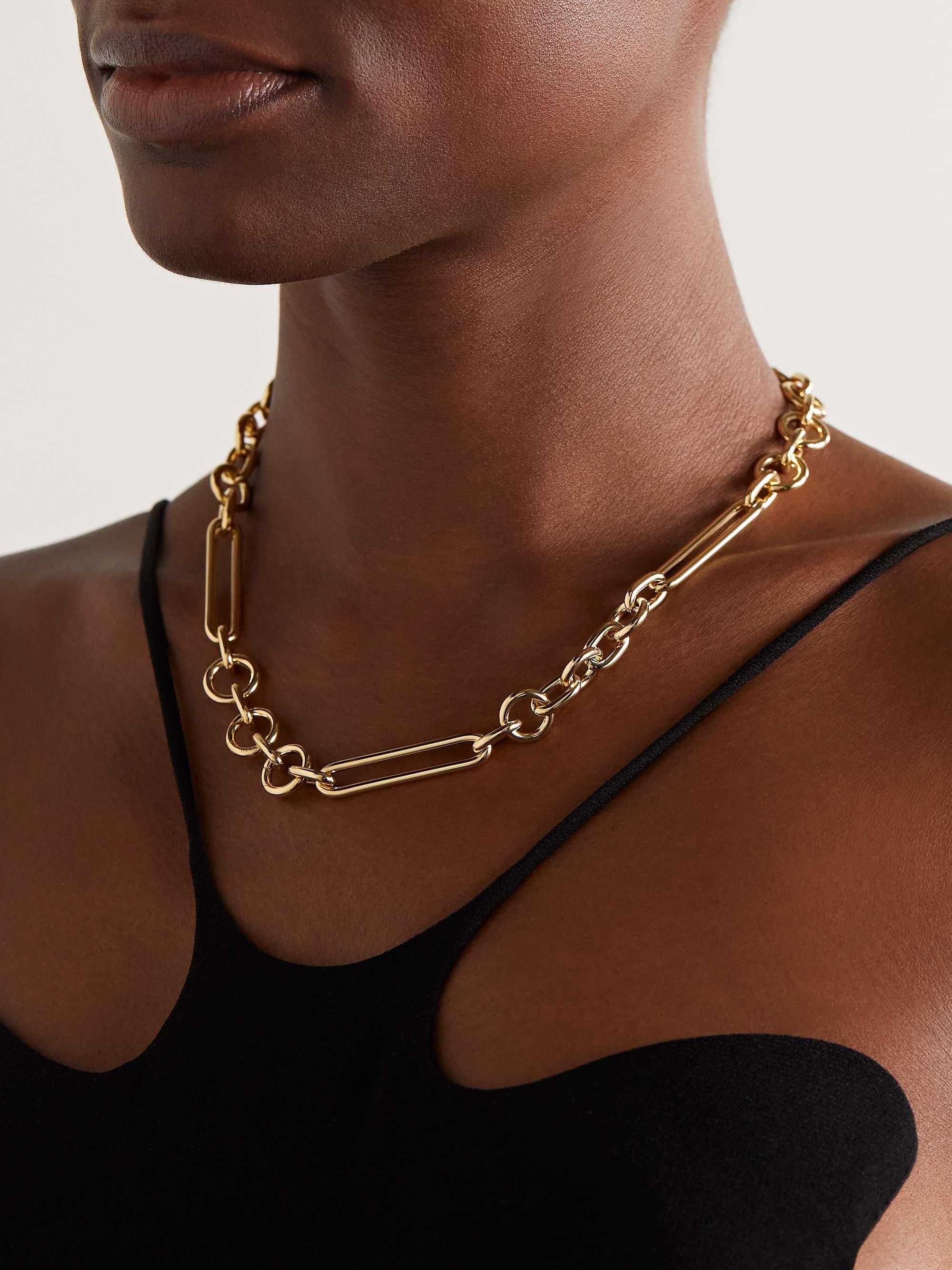 قلادة Oversized Mixed Clip من FoundRae