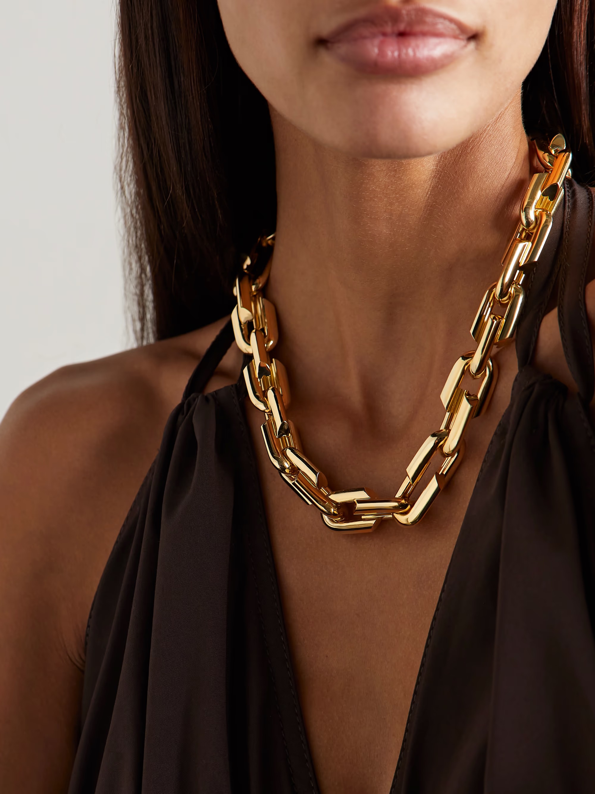 قلادة Oversized Strong Hearts من Foundrae
