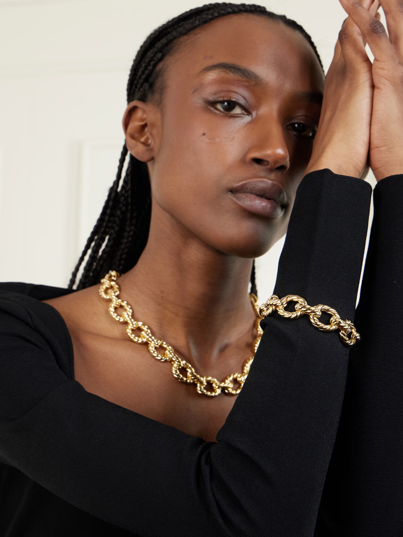 قلادة Sculpted Cable من David Yurman