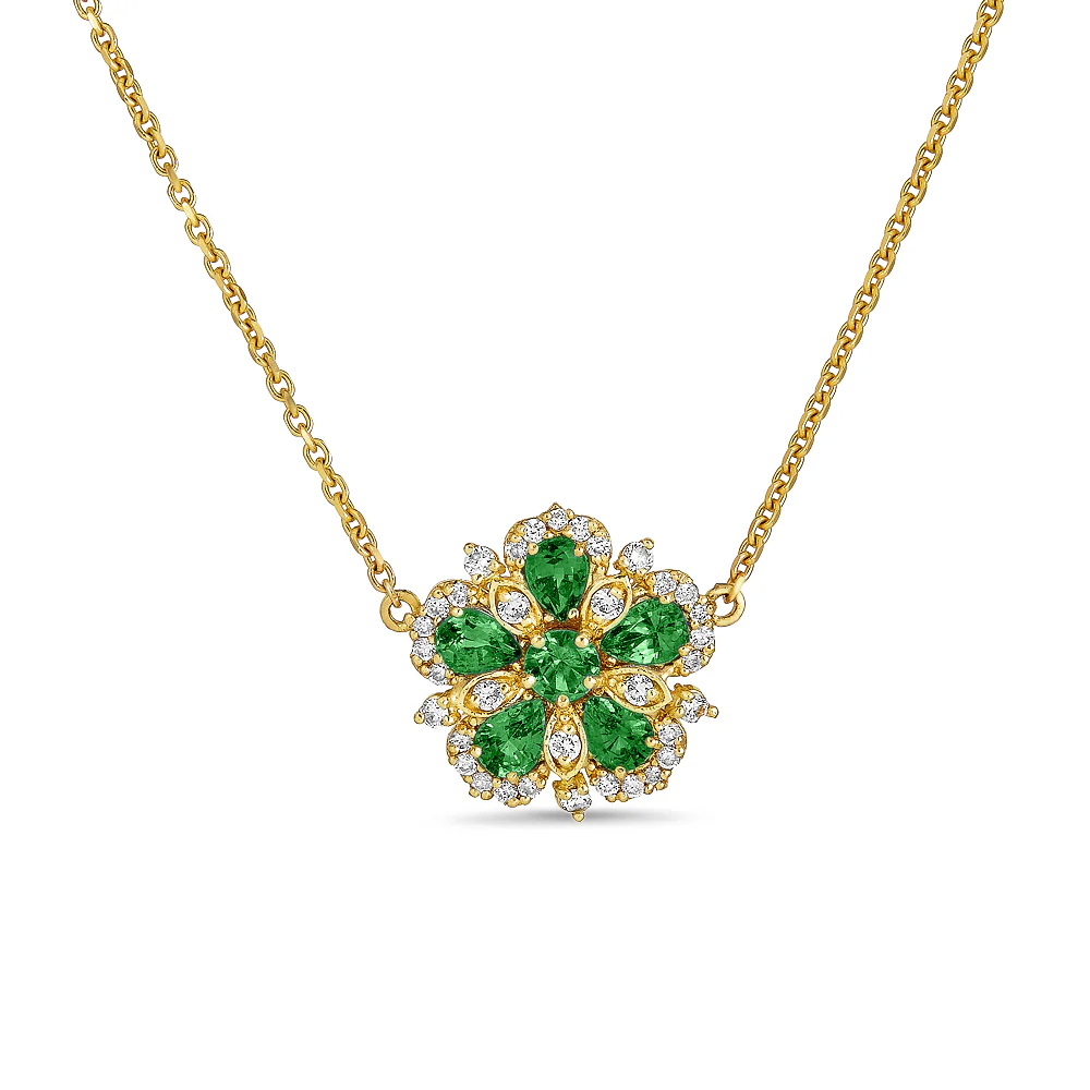 قلادة Small Jasmine Bloom من Tanya Farah Fine Jewelry
