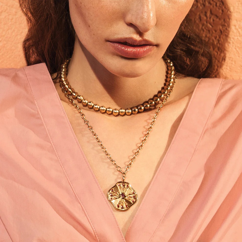قلادة Squash Blossom Bead من Marlo Laz
