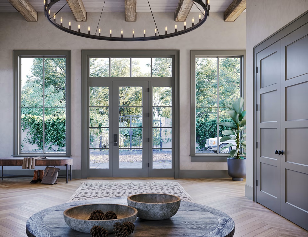 قلة الخصوصية من أبرز عيوب الأبواب الأمامية الزجاجية بالكامل