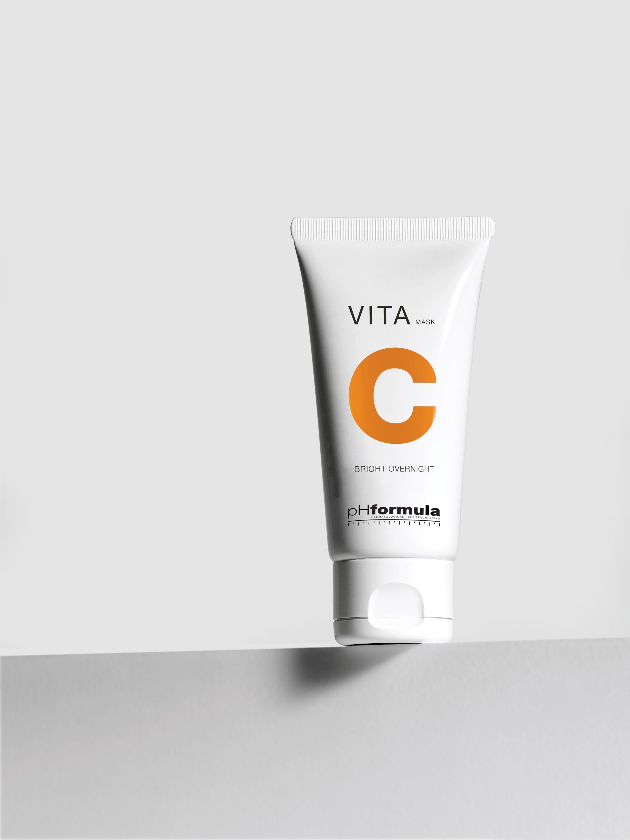 قناع VITA C الليلي إشراقة سريعة من علامة pHformula