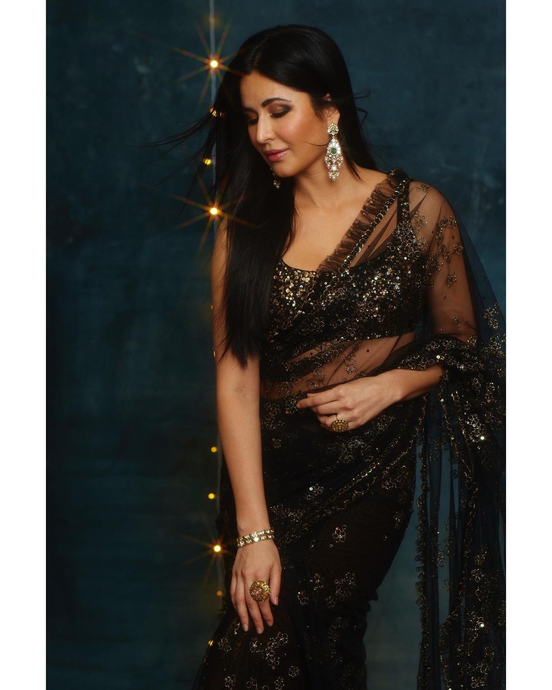 كاترينا كيف Katrina Kaif بمجوهرات مستوحاة من التراث الهندي