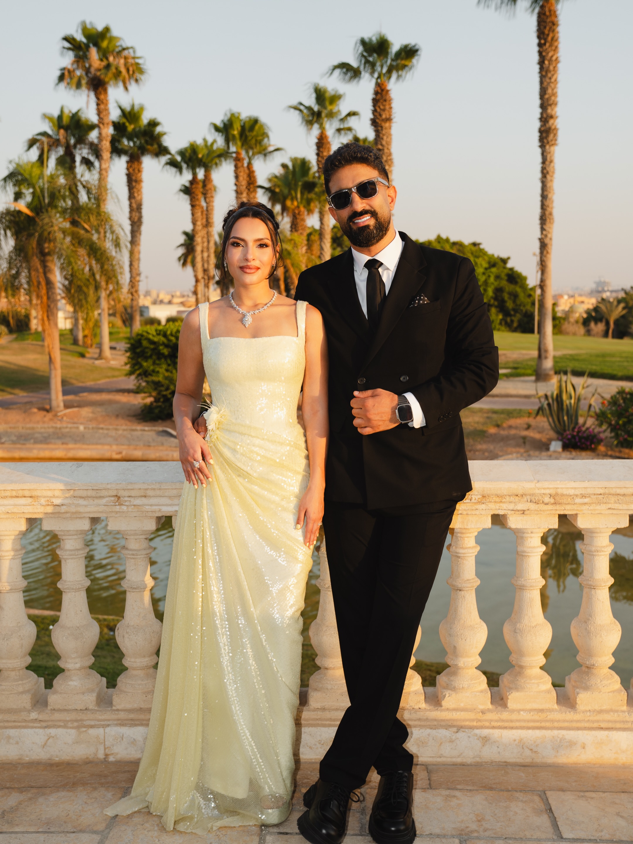كارمن سليمان بقطع مرصّعة بالألماس البرّاق من Ferozah Jewellery