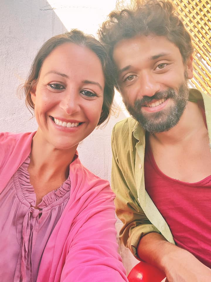 كريم محمود عبد العزيز مع الفنانة منة شلبي