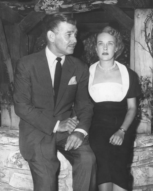كلارك غيبل Clark Gable وكاي ويليامز سبريكلز Kay Williams Spreckles