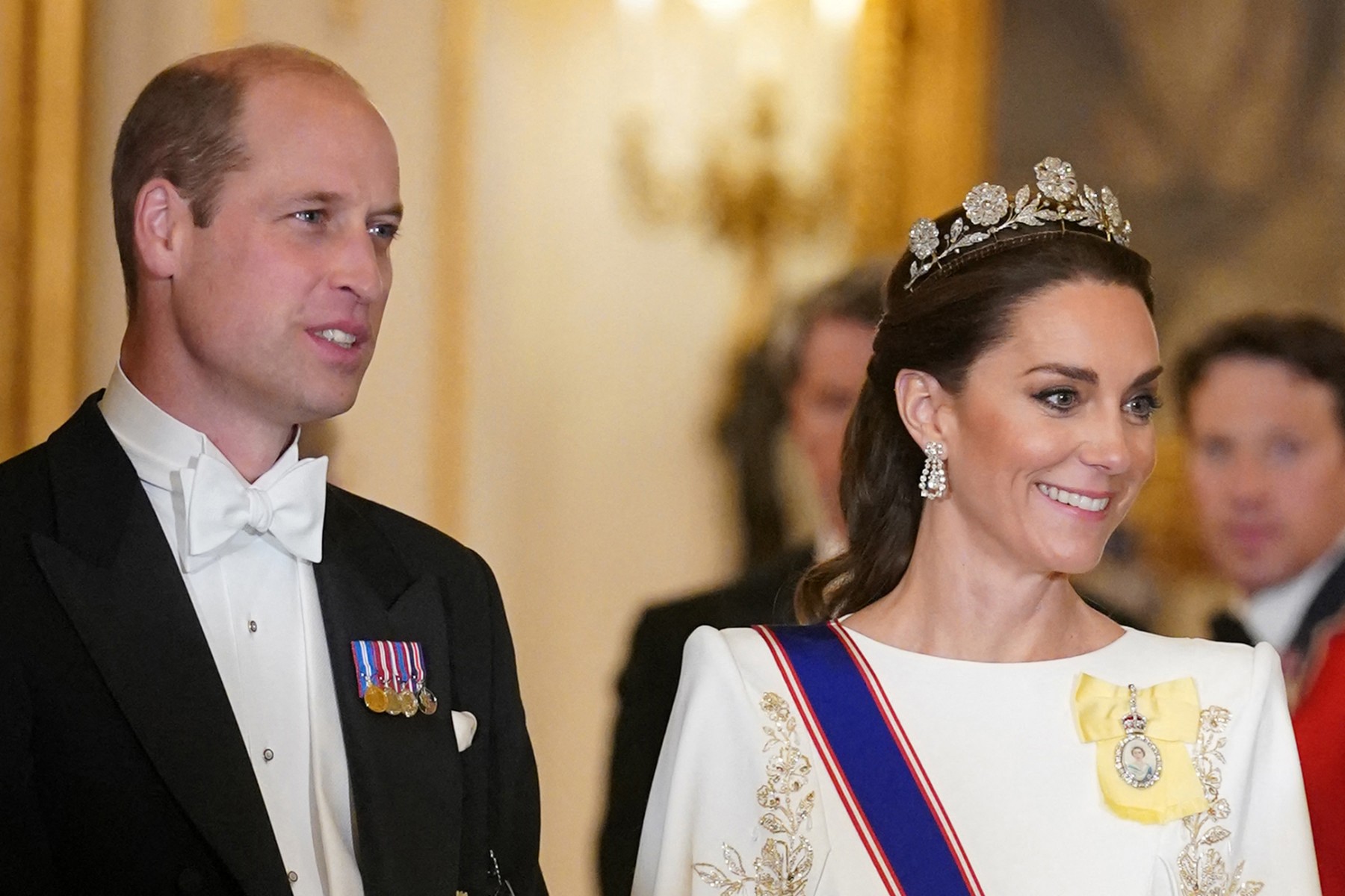 كيت ميدلتون بتاج ستراثمور روز Strathmore Rose Tiara التاريخي