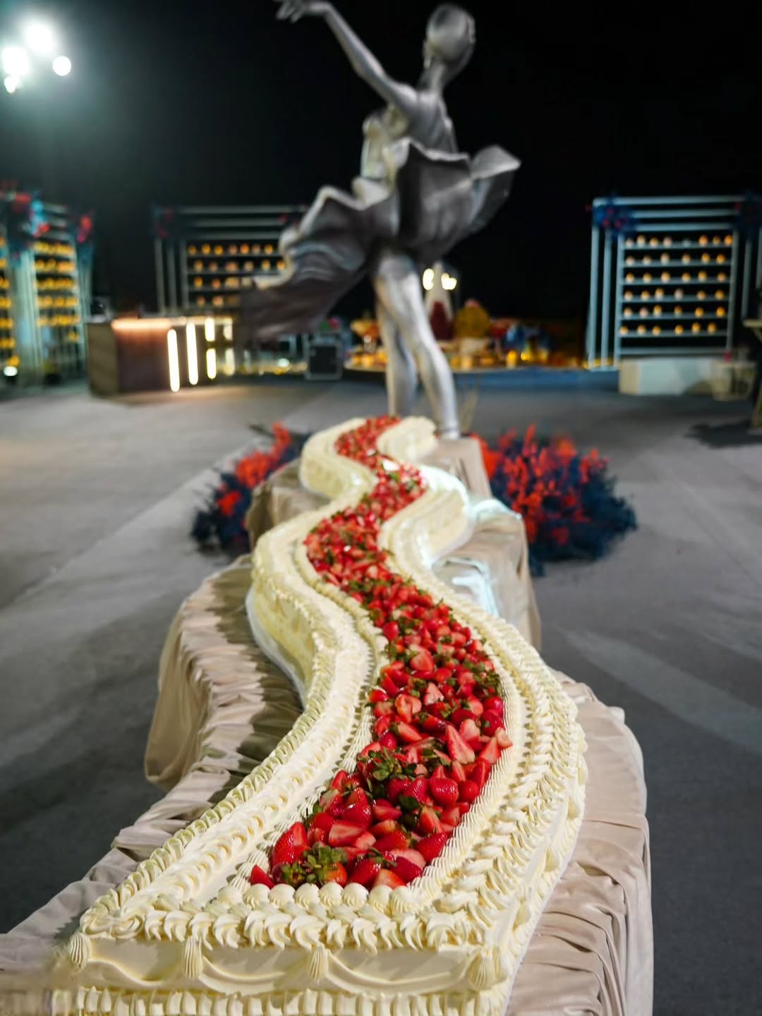 كيكة الزفاف من دون طوابق