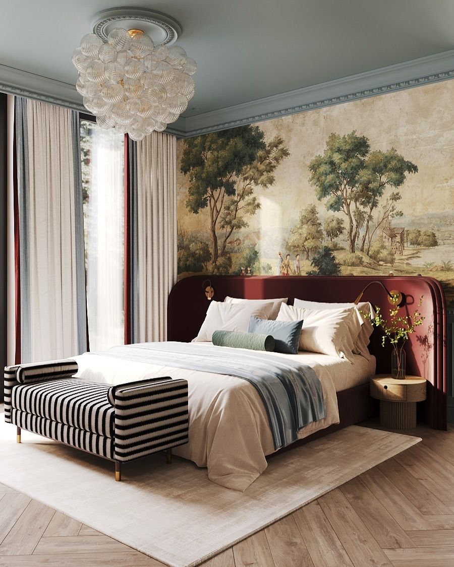 لا شيء يعكس الفخامة في غرفة النوم مثل التفاصيل الصغيرة