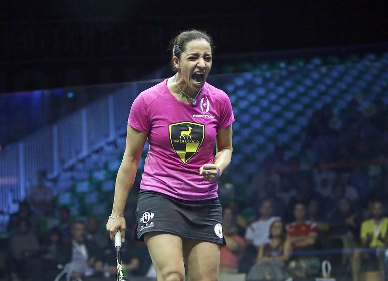 لاعبة الاسكواش المصرية رنيم الوليلي