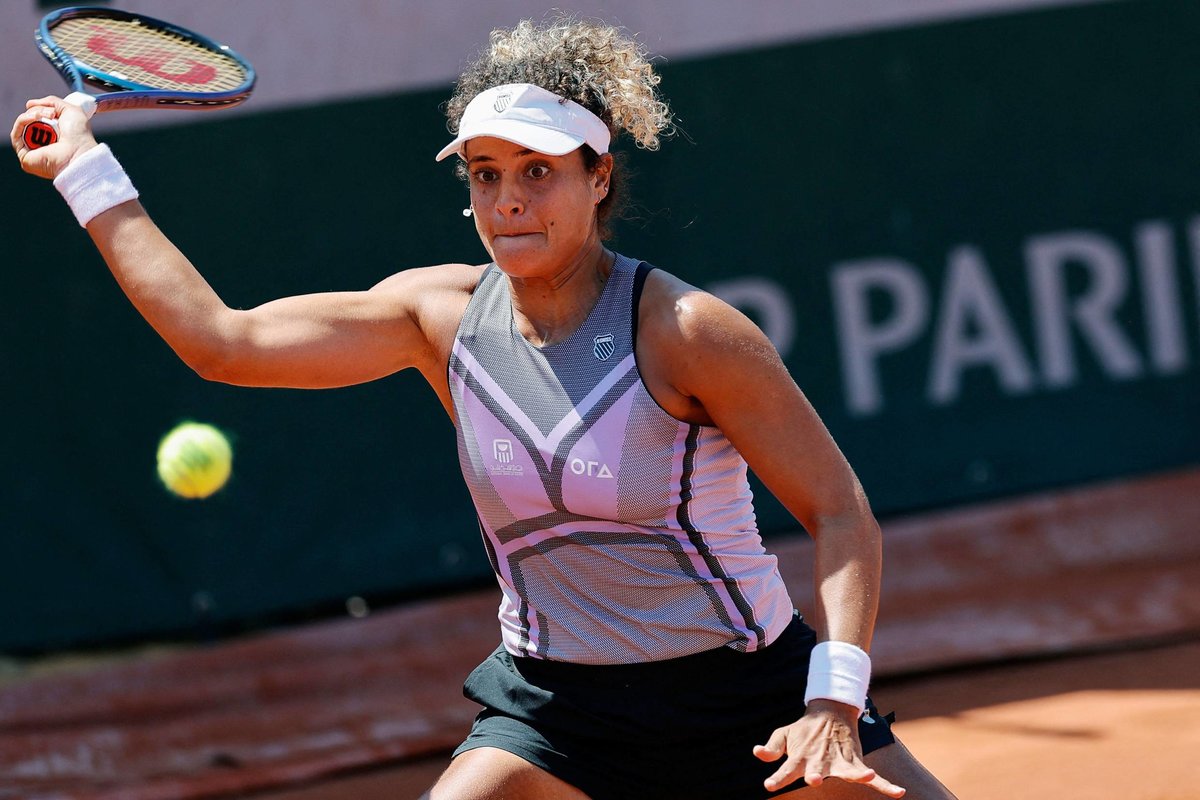 لاعبة التنس المصرية ميار شريف