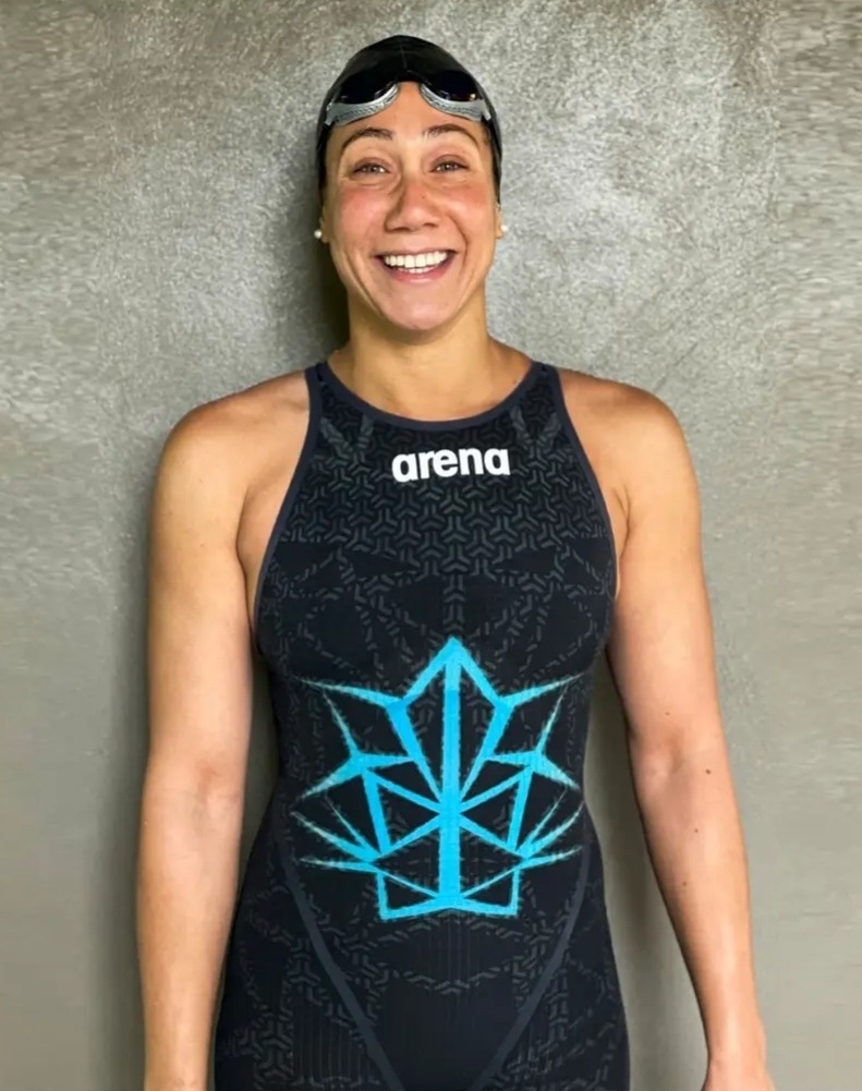 لاعبة منتخب السباحة المصري فريدة عثمان