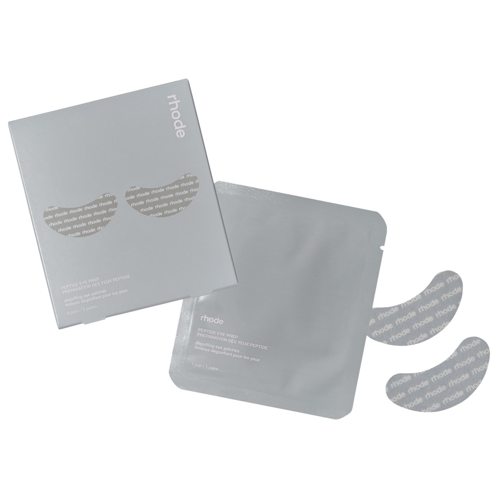 لصقات هيدروجيل مبردة تُوضع أسفل العين Peptide Eye Prep – Depuffing Eye Patches من علامة rhode