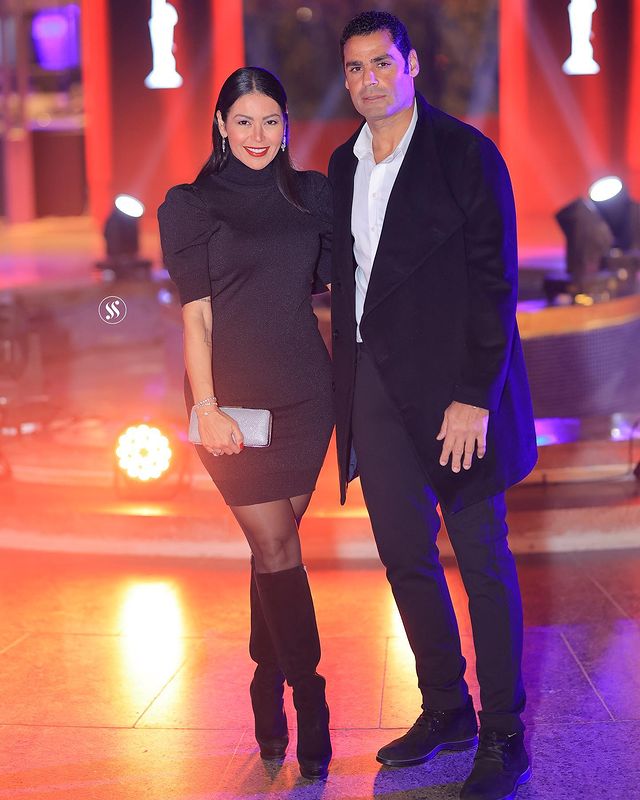 لقاء خميسي وزوجها محمد عبد المنصف