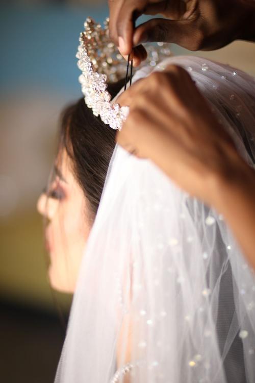 لقطة لعروس بعدسة مصورة الاعراس أماني الباسل