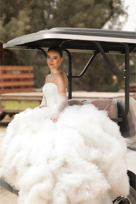 لقطة لعروس بكاميرا المصورة جمانه صالح