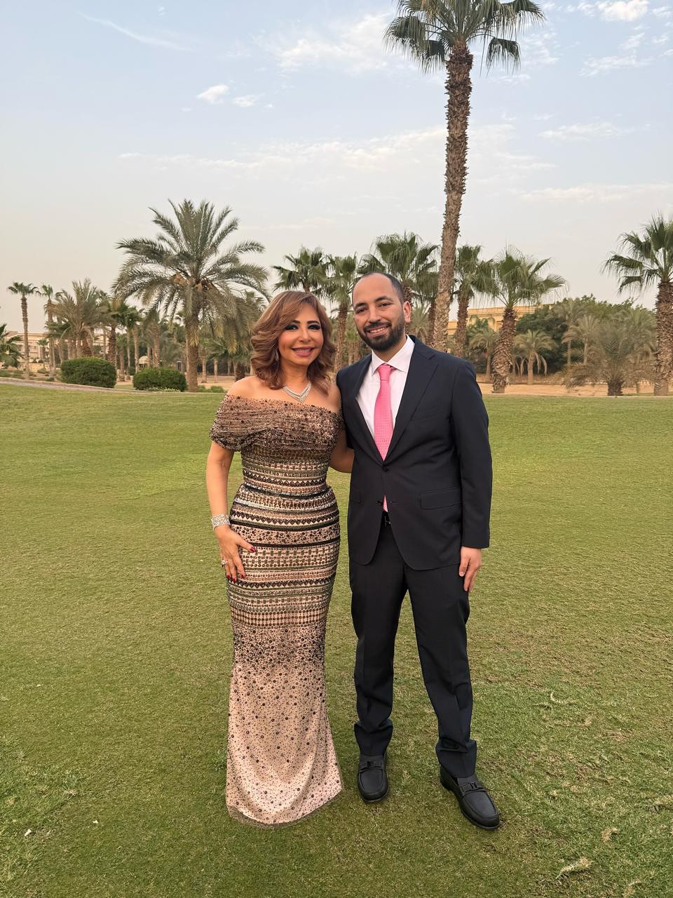 لميس الحديدي وابنها