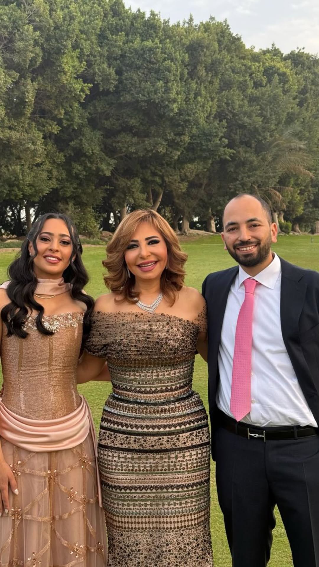 لميس الحديدي وعمرو أديب يحتفلان بخطوبة ابنهما