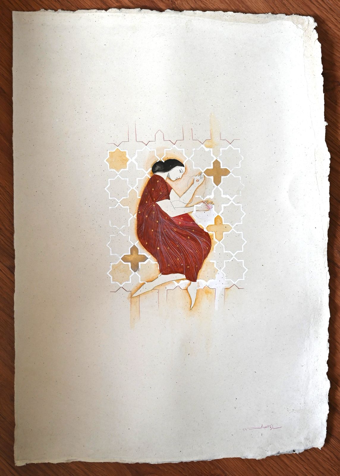 لوحات مبدعة بريشة الفنانة السعودية سارة العبدلي