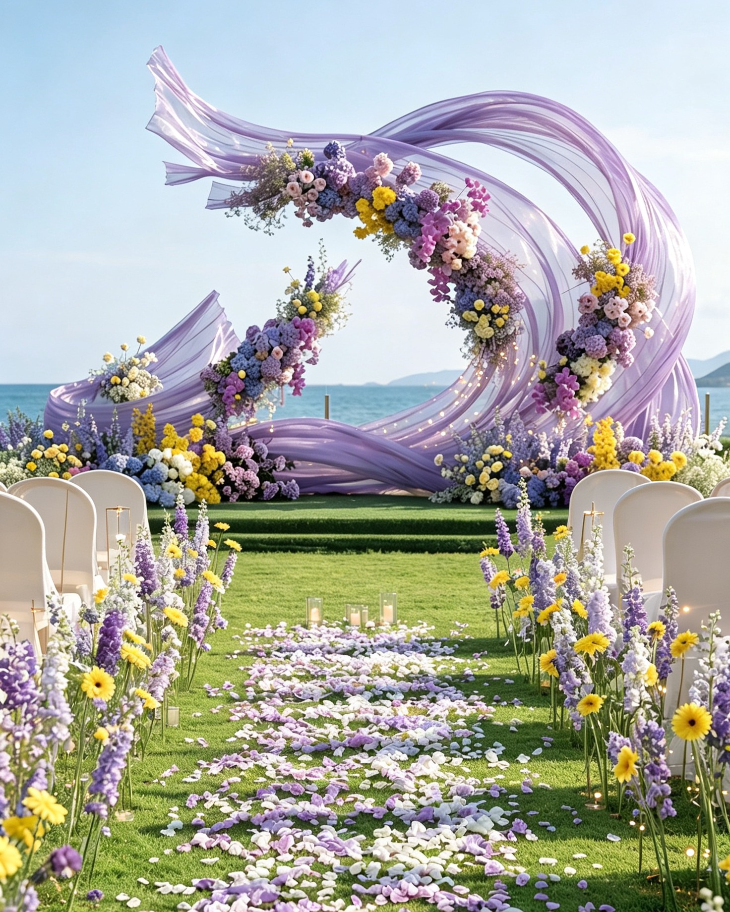 لوحة زفاف ساحرة – الصورة من Flowerva
