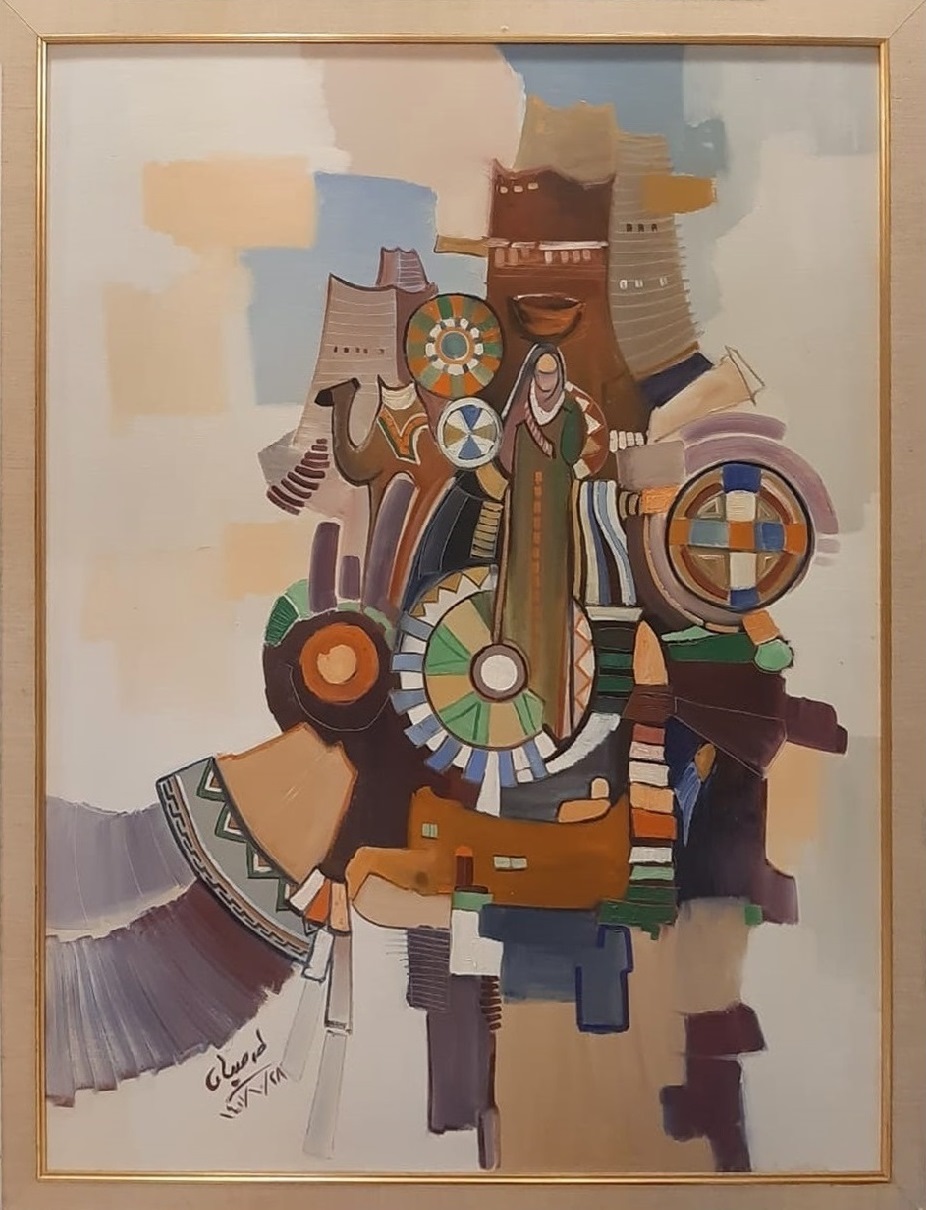 لوحة مميزة بريشة الفنان الموهوب طه الصبان