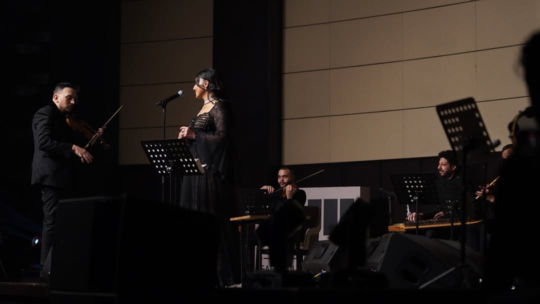 ليلة المواجيس في مركز سرد الثقافي الصورة من حساب الفنانة غدير لحفلها في المركز