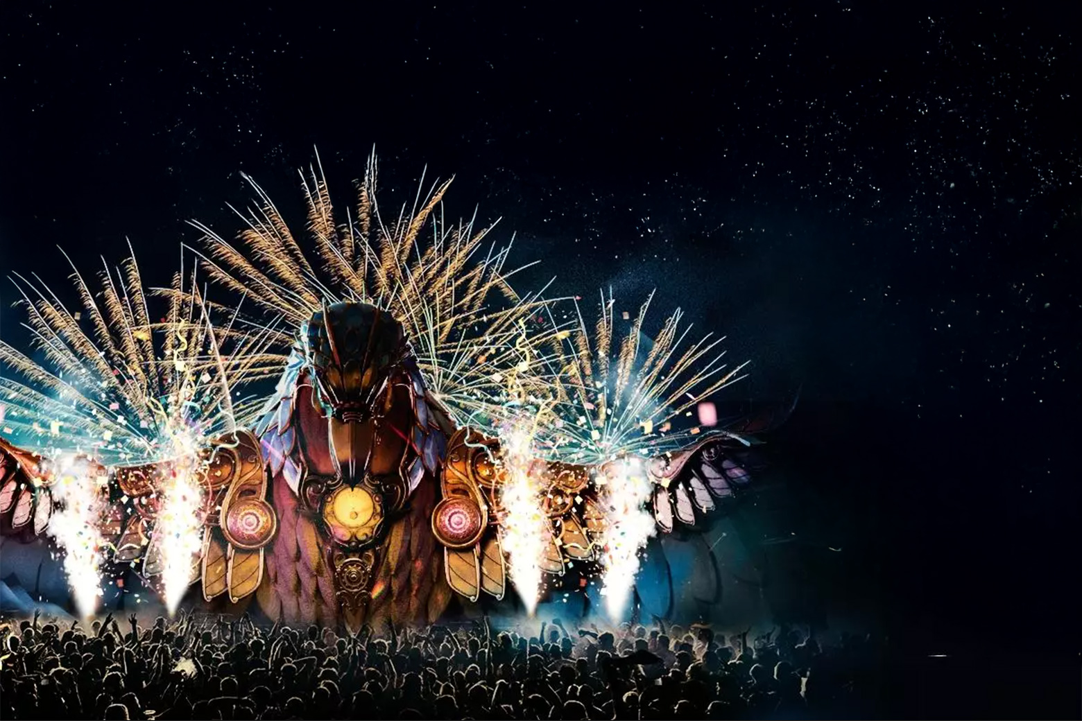 ليلة رأس السنة تومورولاند تقدم ميس مونيك وريفو