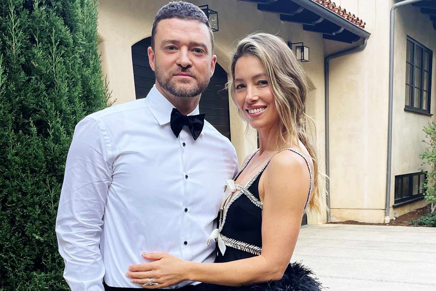 مأدبة زفاف جيسيكا بيل Jessica Beil وجاستن تيمبرليك Justin Timberlake ذات العشاء الفاخر