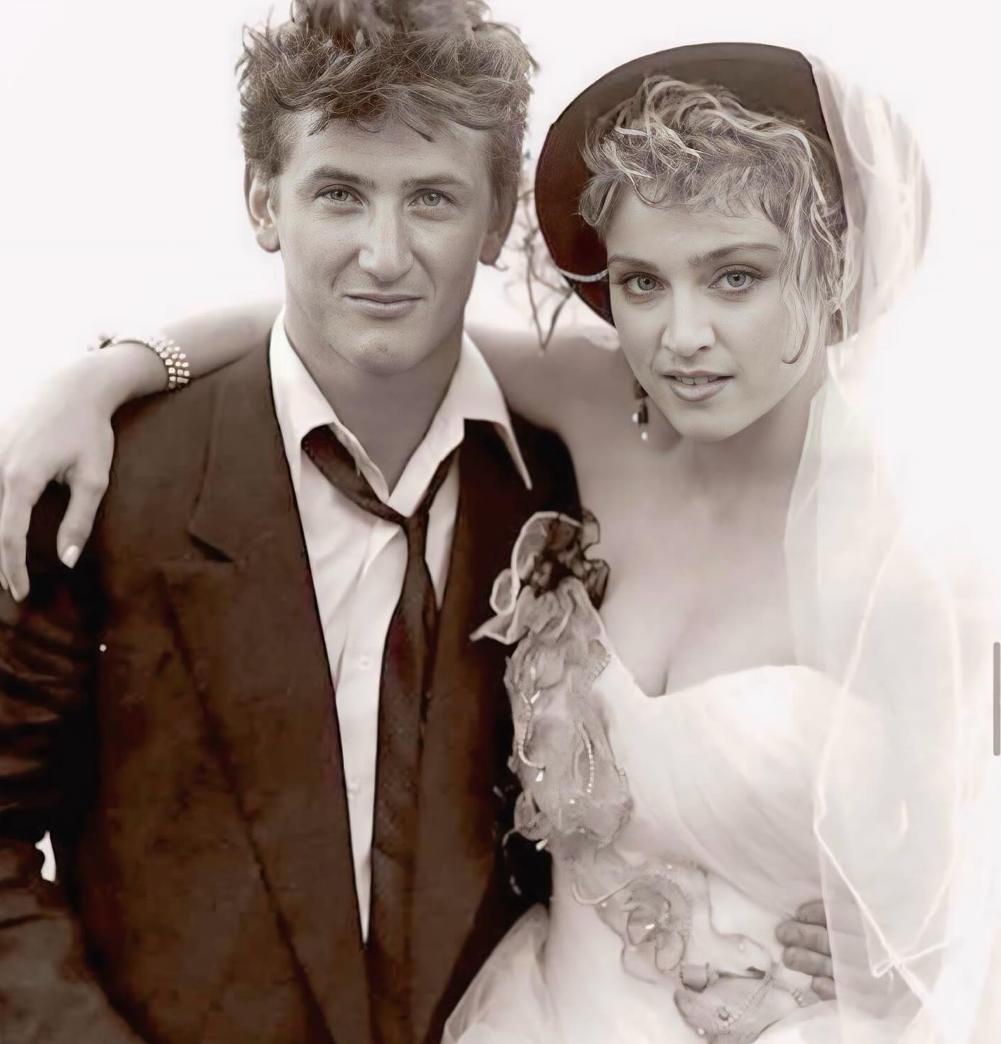 مادونا Madonna وشون بن Sean Penn