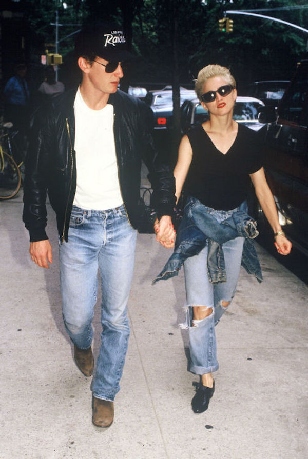 مادونا Madonna وشون بن Sean Penn