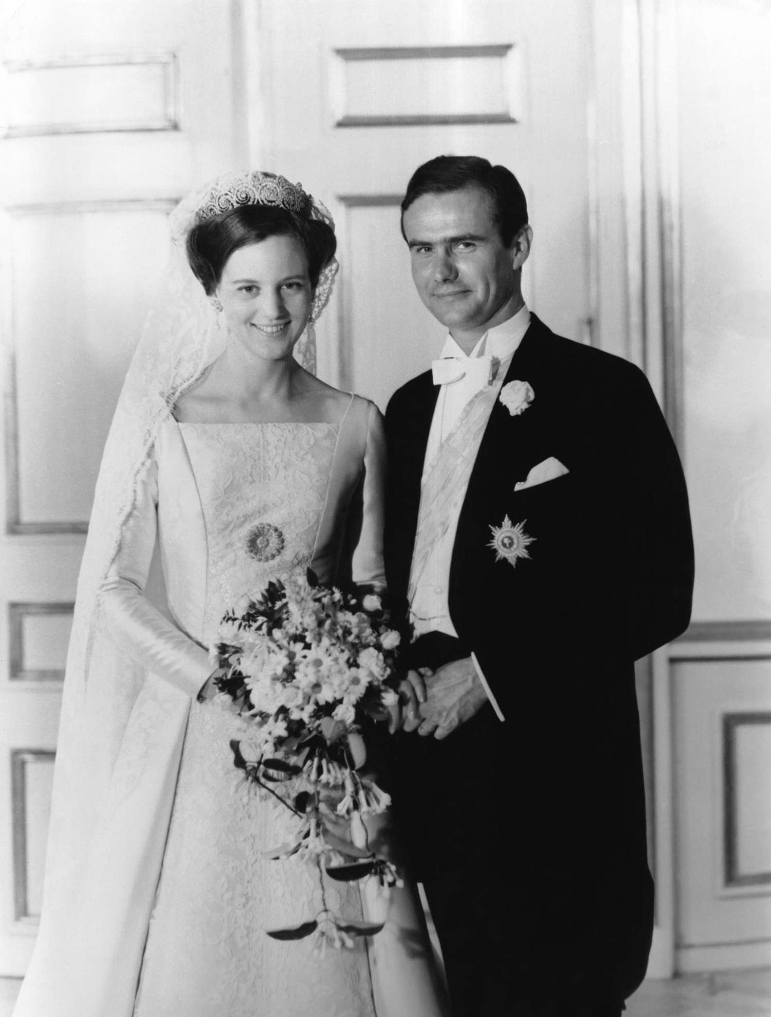 مارغريت الثانية Margrethe II والأمير هنريك أمير الدنمارك Prince Henrik of Denmark