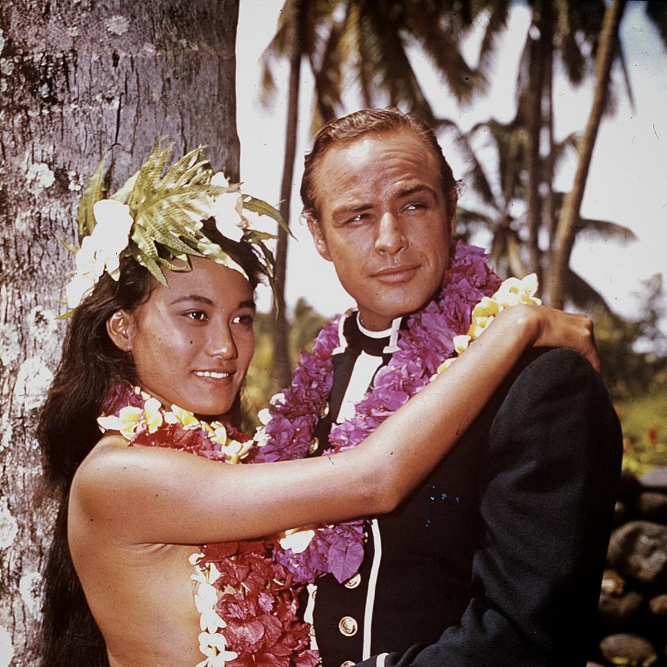 مارلون براندو Marlon Brando وتاريتا تيريبايا Tarita Teriipaia